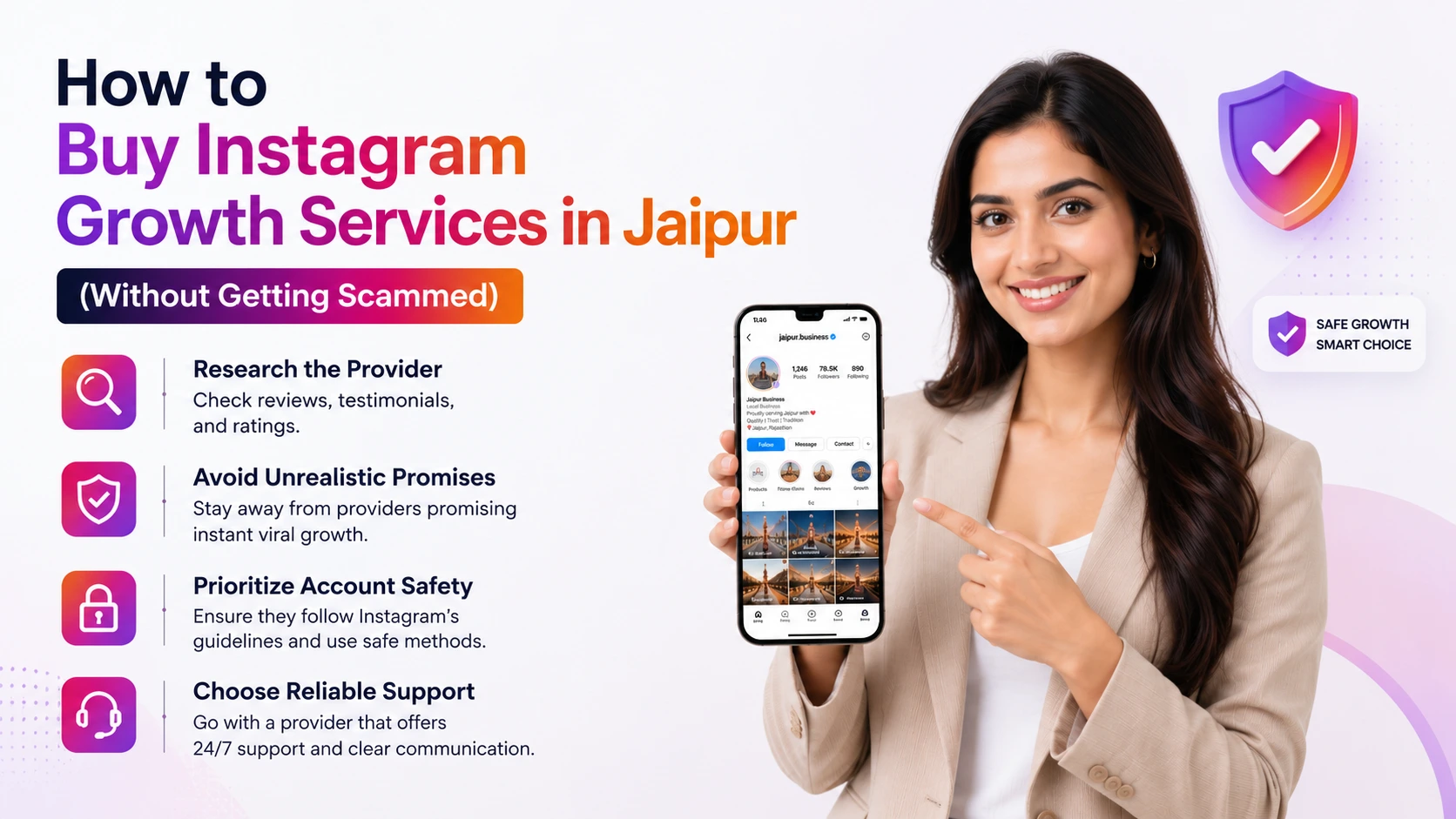 How to Buy Instagram Growth Services in Jaipur