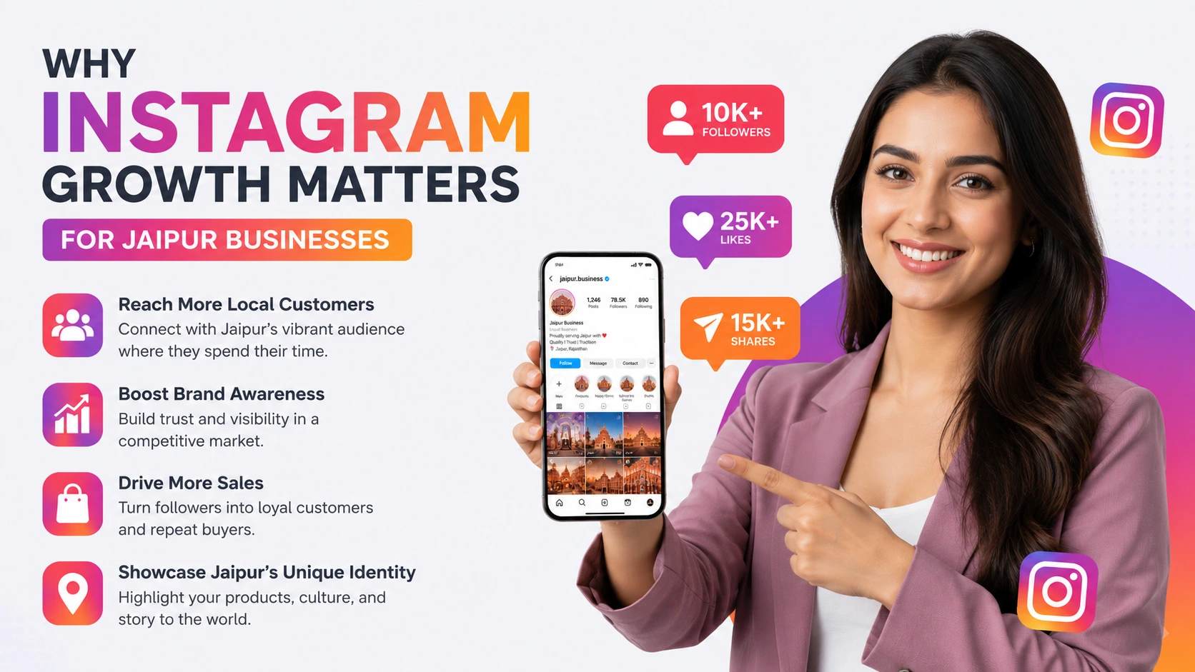 Why Instagram Growth Matters for Jaipur Businesses