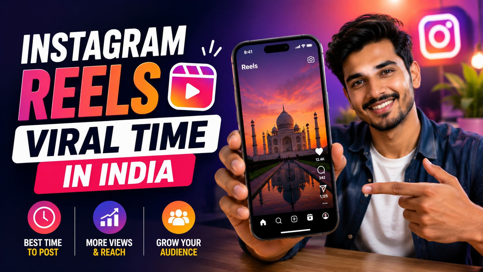 Instagram Reels Viral Time in India-Complete Guide - Growinstaa